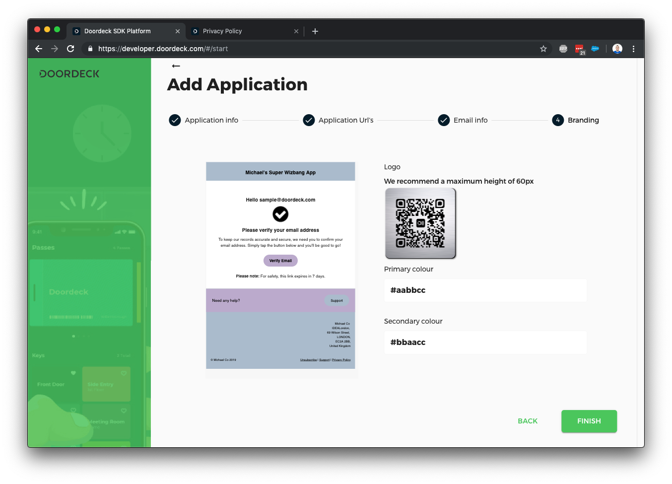 Customize Email Branding