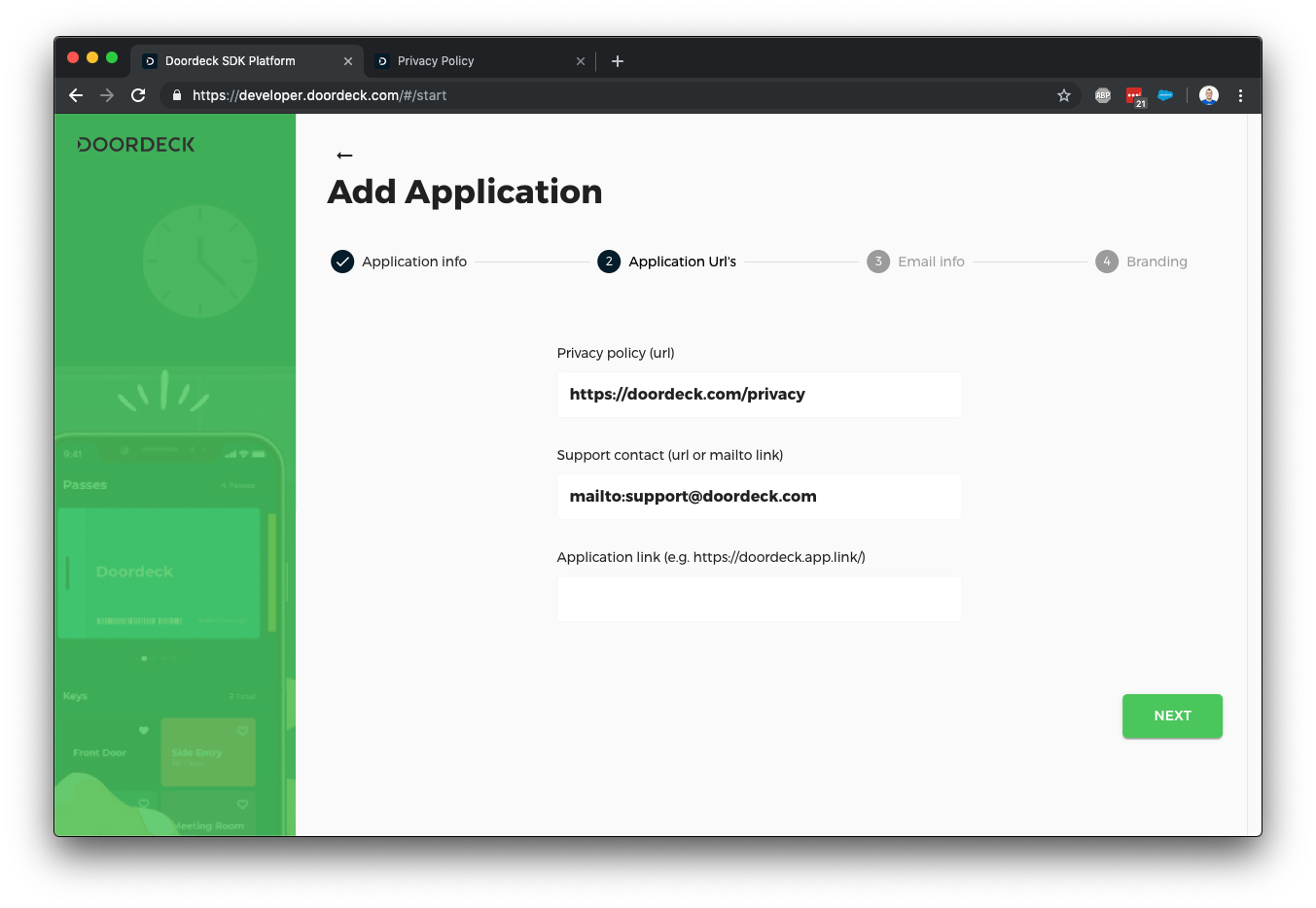 Privacy Policy &amp; Support Details